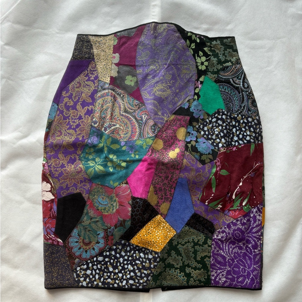 Roberto Cavalli Vintage Patchwork Skirt